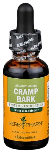 Herb Pharm Cramp Bark Liquid Extract Drops for Musculoskeletal Support 1 Oz