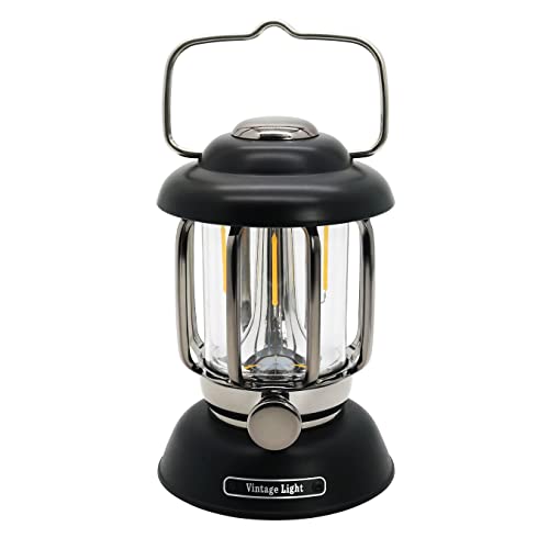 Campinglampe Aufladbar,Notfall Ausrüstung Outdoor Lampe 4400 mAh Akku,Anti-Rutsch-Boden & ausklappbarer Haken,Stufenlose Dimmtaste,IP44 Wasserdichtes Campingleuchte für Wandern,Notfall,Wandern Angeln Cover