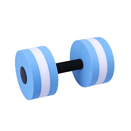 GALPADA 1Pc Water Dumbbells for Pool Eva Water Barbells for Aquatic Exercise Purple Resistance Hand Weights for Water Aerobics and Pool Workouts for Adults