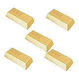 minkissy 5 Piezas Unidades Cajas Papel Dorado para Dulces y Galletas Cajas Plegables Regalo para Fiestas Cumpleaños Envases Multiusos para y Pequeñas