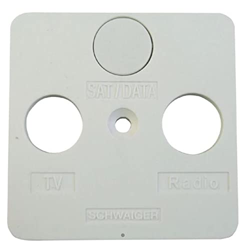 Preisvergleich Produktbild Schwaiger Abdeckrahmeneinsatz ADE312