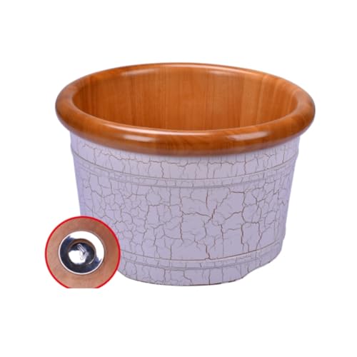 Baño de pies de madera sin tapa