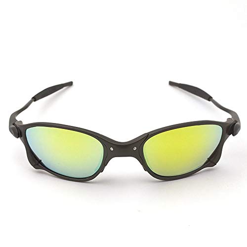 Jiggy Babe Top Sport UV400 Polarized Sunglasses Aluminum Metal Frame Riding Driving Mirror