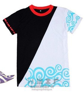 銀魂 坂田銀時風 銀さん風 コスプレ Tシャツ Lサイズ