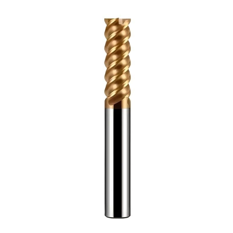 1 szt. HRC75 4-ostrzowy specjalny do obróbki cieplnej materiałów frezy CNC z węglika wolframu ze stali nierdzewnej(16x45x16Dx100L)