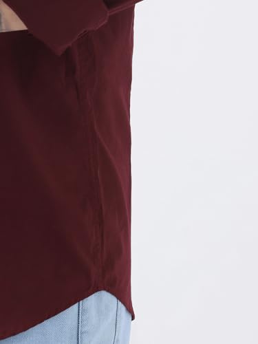 Image of Urbano Plus Men's Cotton Full Sleeve Regular Fit Casual Solid Shirt