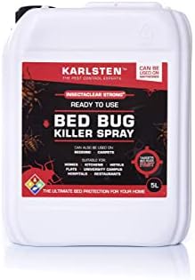 Karlsten Bed Bug Killer  Ultra Strong Pest Control Spray  Pro Bed Bug Protection  (5 Litres)