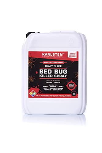Karlsten Bed Bug Killer – Ultra Strong Pest Control Spray – Pro Bed Bug Protection – (5 Litres)