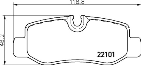 Brembo P 50 126 - Pastiglia Freno - Posteriore - 3