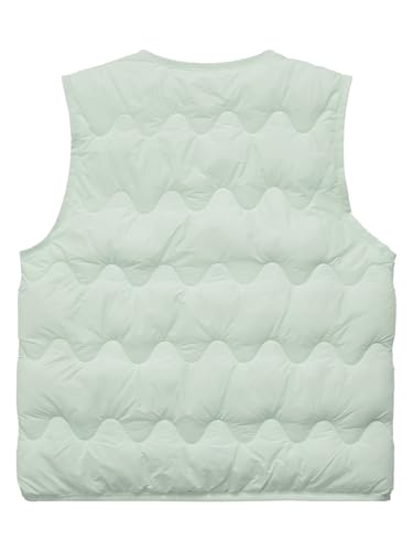 Kids Girls Boys Padded Vest Sleeveless Button-up Corrugation Puffy Jacket Coats Casual Outerwear 1-6 Years4