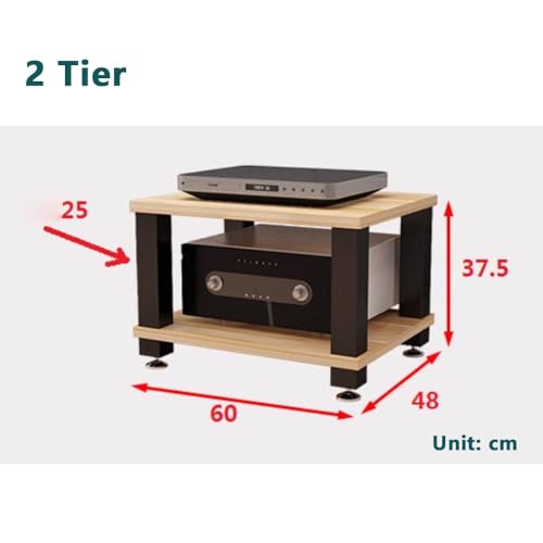 Rangement support audio stéréo pour organiser vos composants de salon