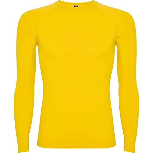 ROLY Prime - Camiseta TERMICA Hombre Color: Amarillo Talla: M