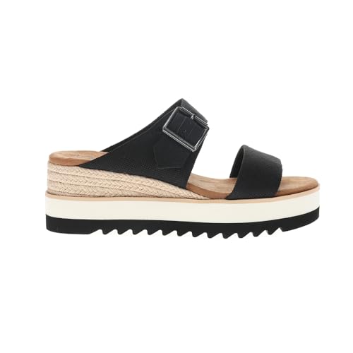 TOMS Women's Diana Mule Bukle Wedge Sandal