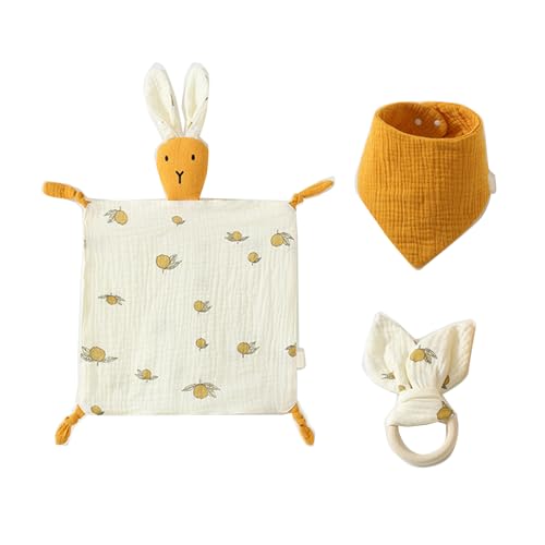 素敵な赤ちゃんのよだれかけぬいぐるみウサギ人形新生児用タオルセキュリティブランケットベビー眠っている抱きしめてタオルのおもちゃ