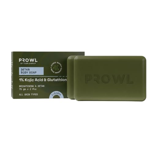 PROWL by Tiger Shroff Detan Men Body Soap with 1% Kojic Acid & Glutathione
