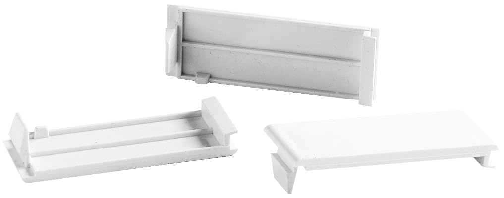 Solera 100B - Tapa ciega aislante para separación de mecanismos o para cubrir ventanas libres.Color blanca.