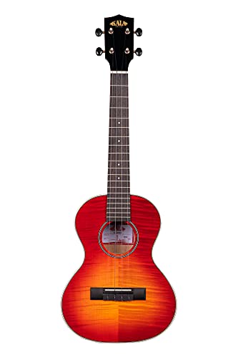 Kala KA-FMCB-T Ukulélé ténor en érable brillant - Les Beatles, Paul McCartney, John Lennon, RIngo Starr, George Harrison Kala KA-FMCB-T Ukulélé ténor en érable brillant