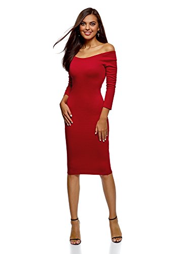 boat neck bodycon dress