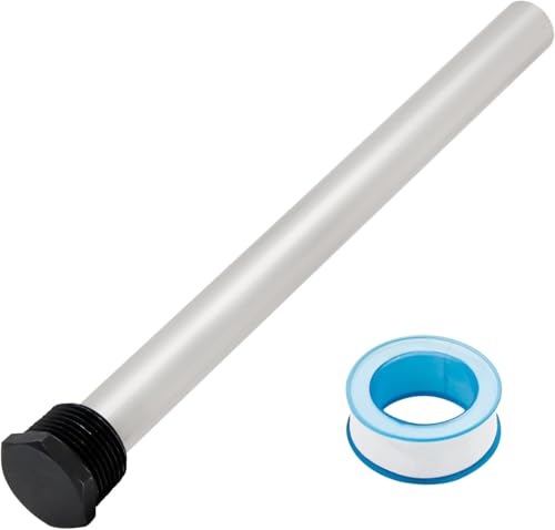 RV-Warmwasserbereiter-Anodenstab, Magnesium-Anodenstab, kompatibel mit Suburban-Modellen, Suburban & Mor-Fo Wohnmobil-Durchlauferhitzerteilen, 23,5 x 1,9 cm NPT, 2 Stück