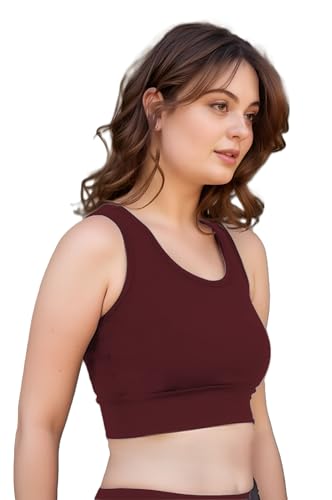 Image of Sports Bra for Women | Non-Padded High Support Gym, Yoga & Running Bra | Seamless Sweat-Wicking Polyester Workout Bra