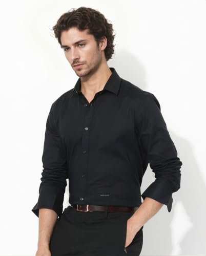 Image of Rare Rabbit Regular fit Plain Shirt