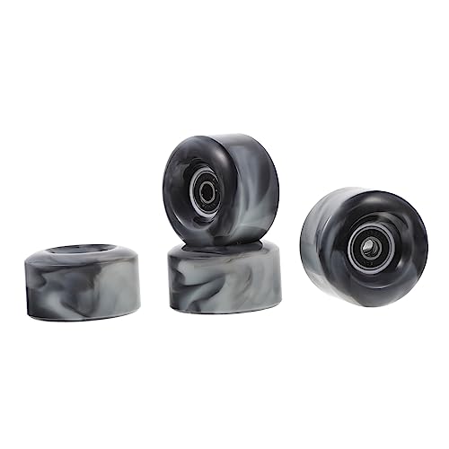 Yardwe Useful Skateboard Wheels 4pcs High Elasticity Skating Wheels Easy to Install for Levels