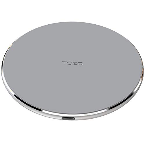 TOZO W1 Wireless Charger Ultra Thin Aviation Aluminum CNC Unibody Fast Charging Pad