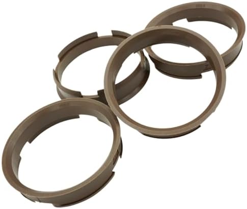 Lot De 4 Anneaux De Centrage Jaune - Réduction 72,5mm à 66,6mm - Pour Montage Automobile