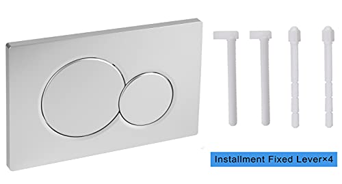 Dual-Flush Actuator Plate for Concealed Cisterns Matte Chrome Compatible with Geberit 115.770.46.5 by VALLVATER - Image 2
