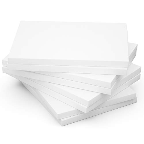 Image of GOTIDEAL Stretched Canvas, 9x12 Inch Set of 8, Primed White - 100% Cotton Artist Canvas Boards for Painting, Acrylic Pouring, Oil Paint Dry & Wet Art Media