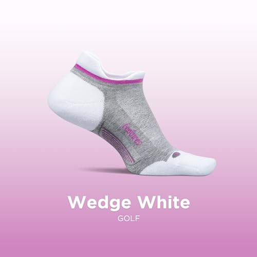 Image of Feetures Elite Golf Max Cushion Tab Ankle Socks - Sport Sock with Targeted Compression