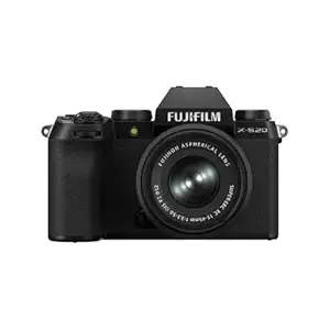 Fujifilm X-S20 26.1MP APS-C X-Trans Sensor|AI Deep Learning|IBIS System Mirrorless Camera|6.2k 30p| Eye/Subject Detection with 15-45mm Zoom Lens f/3.5-5.6 for Content Creation