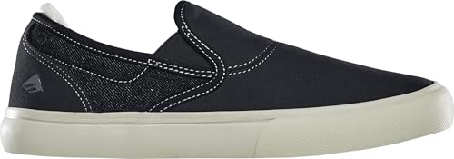 Emerica Wino G6 Slip-On – The Best Slip-on Available, Easy Skate Access, Reinforced Build, Cushioned Feel, Everyday Wear Black/Tan