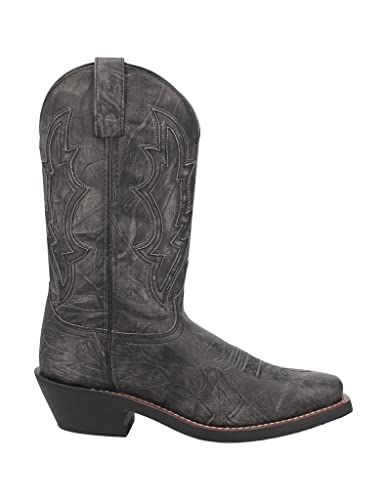 Laredo Western Boots Mens Jessco Square Toe 12" Pull On Black 685573