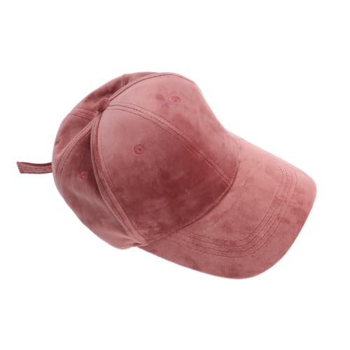 Gorra de béisbol para bailarines de hip hop en terciopelo suave y ajustable unisex