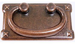 TANGDIAABBCC Aeiniwer Sonoma Cabinet Hardware Mission Craftsman Pull Antique Copper 3" Handle New