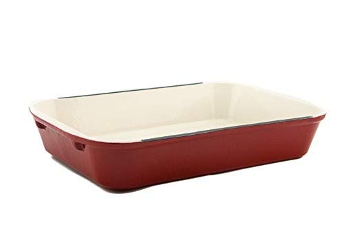It's useful. Cast Iron Enameled 14-Inch Roasting and Lasagna Pan