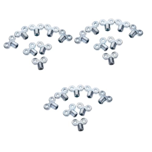 DIYEAH 3 Ensembles Clé De Purge De Radiateur De Lot De Outil Robuste Pour Vidange Entretien Des Systèmes De Chauffage Compatible Avec Plupart Des Radiateurs 10 Pièces * 3