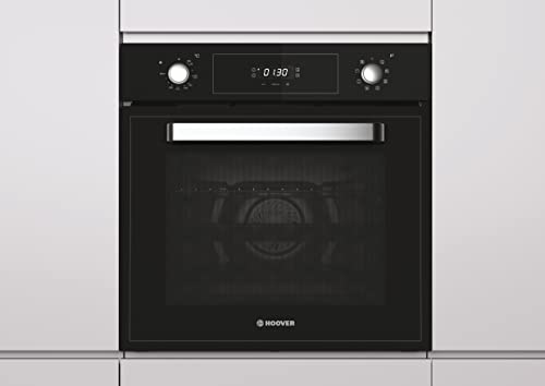 Hoover-H-OVEN-300-HOT3161BIE-Horno-electrico-70L-Digital-Rejillas-antivuelco-Limpieza-Hydroeasyclean-Temporizador-Puerta-de-doble-cristal-Ventilador-de-enfriamiento-2100W-Negro-Clase-A