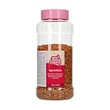 FunCakes Stars Gold 7mm: Zuckerstreusel, großartiger Geschmack, perfekt zum Dekorieren von Kuchen, Sprinkle Mix. 450 g.