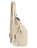Picture of baleaf Small Sling Bag Crossbody Backpack Adjustable Strap Shoulder Chest Daypack Casual Traveling Hiking Daily, White, One Size, Sling Backpacks