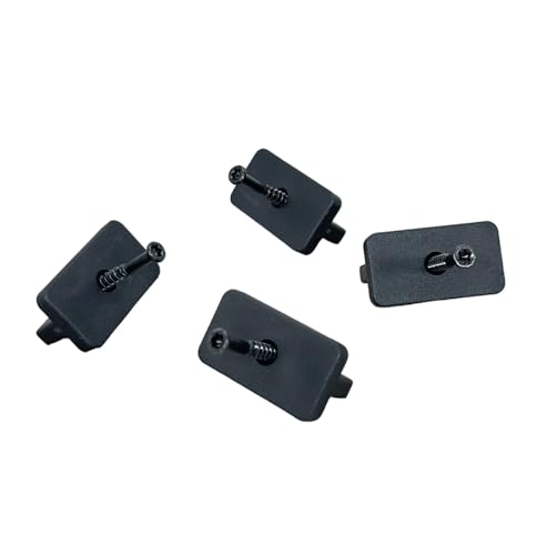 Composite Decking T Clips Fixing Stainless Steel Black Screws Included Pack of 100/500/1000 5mm Decking Spacer Suitable for Most of the Market Products Plastic Decking Clips (100)