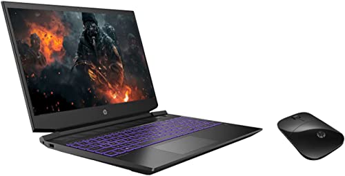 Image of HP Pavilion Gaming AMD Ryzen 5 5600H Processor 15.6 inch(39.6cm) FHD Gaming Laptop, 15-ec2150AX & Z3700 Wireless Mouse (Black)