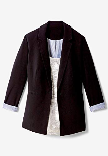 Roaman's Women's Plus Size Scoopneck Metallic Tank Top Top Sleeveless Sparkle Shirt - 18/20, Sparkling Champagne Metallic Gold #TOP5