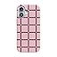 Uptown Gridlock | Pink Checkerboard