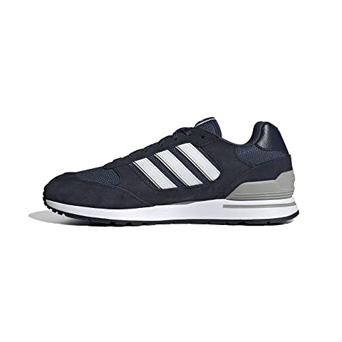 Fodera in tessuto adidas Run 80s, Scarpe da Ginnastica Uomo, Blu Azmatr Ftwbla Tinley, 46 EU