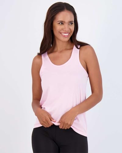 Image of Real Essentials 5-Pack Women's Racerback Tank Top Dry-Fit Athletic Performance Yoga Activewear (Available in Plus Size)