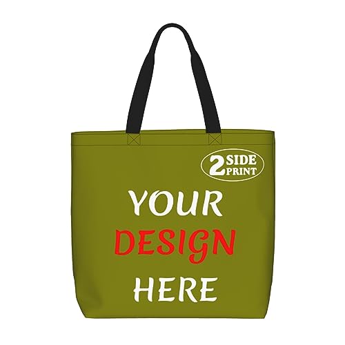 Custom Tote Bags Custom Bag Add Your Design For Business Work Travel Personalized Shoulder Bag