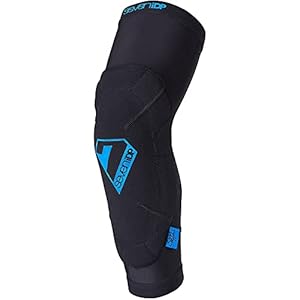 Seven Sam Hill kniebeschermers volwassenen, unisex, zwart/blauw, L