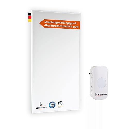 Könighaus Infrarotheizung - 1200 Watt mit TÜV SÜD + 5 Jahre...